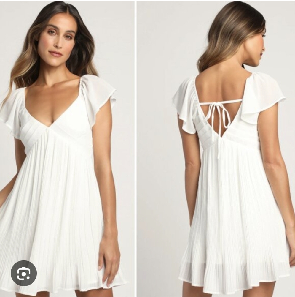 Lulu's White Mini Dress